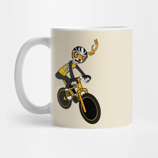 Cyclist Deer Velo Mug